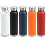 branded Thor Copper Vacuum Insulated Bottle 650ml, from our range of promotional Drink Bottles - Metal