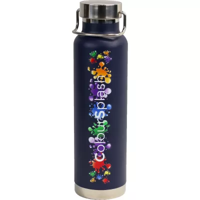 branded Thor Copper Vacuum Insulated Bottle 650ml, from our range of promotional Drink Bottles - Metal