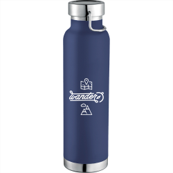 branded Thor Copper Vacuum Insulated Bottle 650ml, from our range of promotional Drink Bottles - Metal