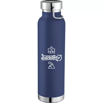 branded Thor Copper Vacuum Insulated Bottle 650ml, from our range of promotional Drink Bottles - Metal
