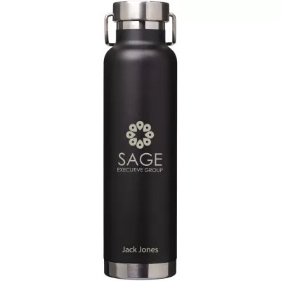 branded Thor Copper Vacuum Insulated Bottle 650ml, from our range of promotional Drink Bottles - Metal