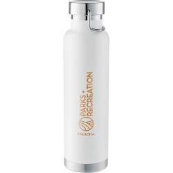 branded Thor Copper Vacuum Insulated Bottle 650ml, from our range of promotional Drink Bottles - Metal