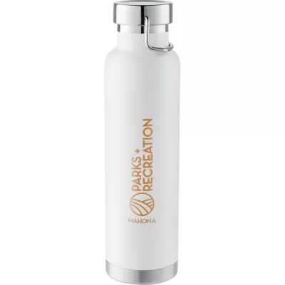 branded Thor Copper Vacuum Insulated Bottle 650ml, from our range of promotional Drink Bottles - Metal