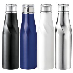 branded Hugo Auto-Seal Copper Vacuum Insulated Bottle 700ml, from our range of promotional Drink Bottles - Metal