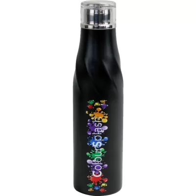 branded Hugo Auto-Seal Copper Vacuum Insulated Bottle 700ml, from our range of promotional Drink Bottles - Metal