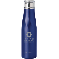 branded Hugo Auto-Seal Copper Vacuum Insulated Bottle 700ml, from our range of promotional Drink Bottles - Metal