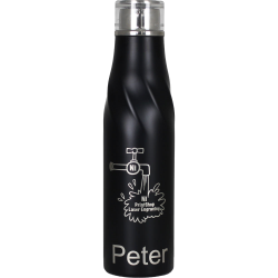 branded Hugo Auto-Seal Copper Vacuum Insulated Bottle 700ml, from our range of promotional Drink Bottles - Metal