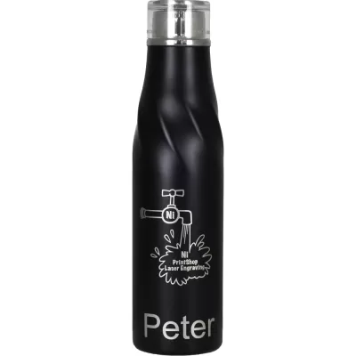 branded Hugo Auto-Seal Copper Vacuum Insulated Bottle 700ml, from our range of promotional Drink Bottles - Metal