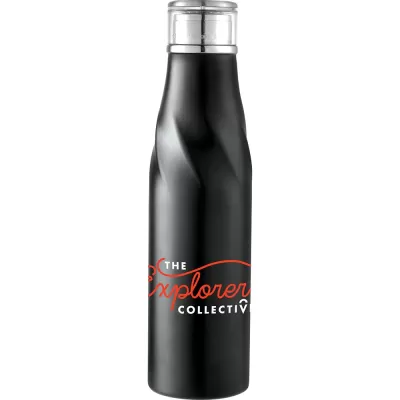 branded Hugo Auto-Seal Copper Vacuum Insulated Bottle 700ml, from our range of promotional Drink Bottles - Metal