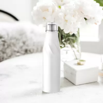 branded Hugo Auto-Seal Copper Vacuum Insulated Bottle 700ml, from our range of promotional Drink Bottles - Metal