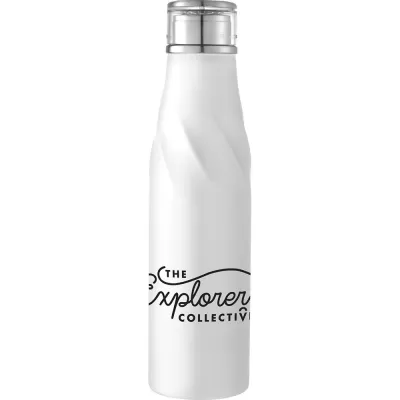 branded Hugo Auto-Seal Copper Vacuum Insulated Bottle 700ml, from our range of promotional Drink Bottles - Metal