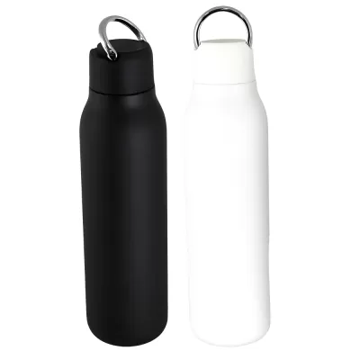 branded Marka Copper Vac Bottle w/ Metal Loop 600ml, from our range of promotional Drink Bottles - Metal