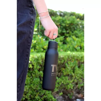 branded Marka Copper Vac Bottle w/ Metal Loop 600ml, from our range of promotional Drink Bottles - Metal