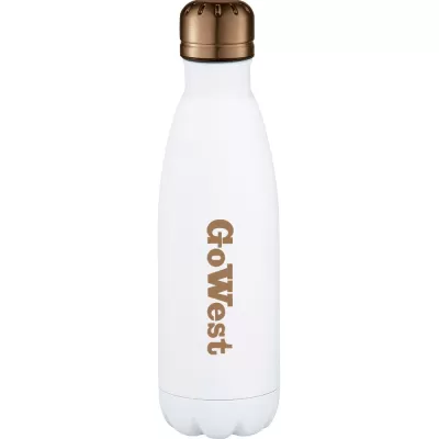 branded Mix-n-match Copper Vacuum Insulated Bottle 500ml, from our range of promotional Drink Bottles - Metal