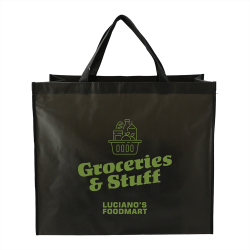 Shopping Tote Bags - Double Laminated Wipeable Jumbo Tote