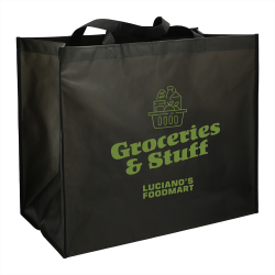 Shopping Tote Bags - Double Laminated Wipeable Jumbo Tote