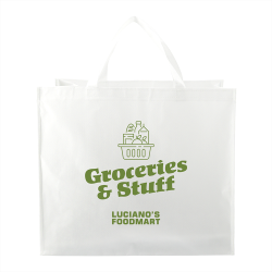 Shopping Tote Bags - Double Laminated Wipeable Jumbo Tote