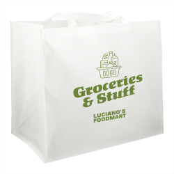 Shopping Tote Bags - Double Laminated Wipeable Jumbo Tote