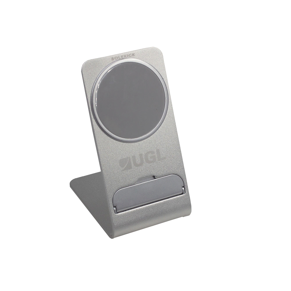 branded Solekick™MagClick® Fast Wireless Charging Stand, from our range of promotional Phone & Tablet Chargers