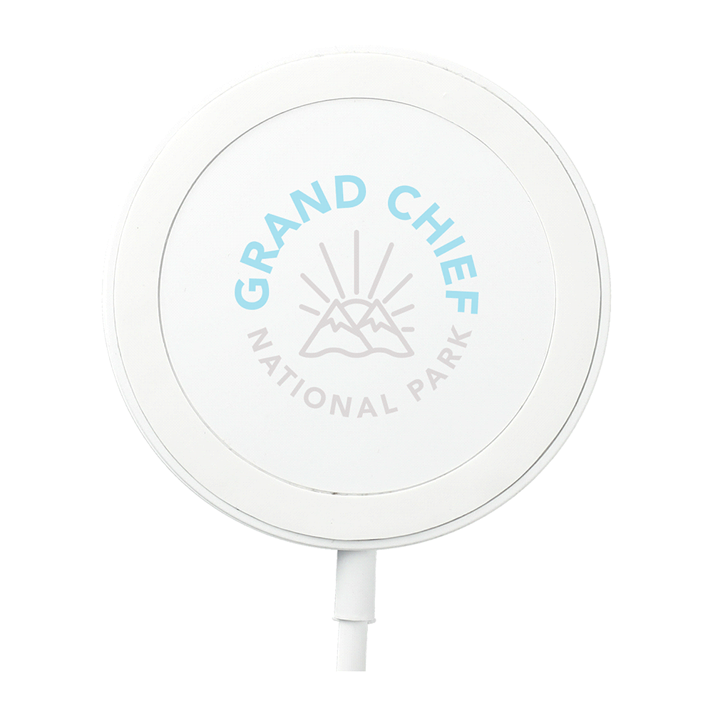 branded MagClick Pro Fast Wireless Charging Pad, from our range of promotional Phone & Tablet Chargers