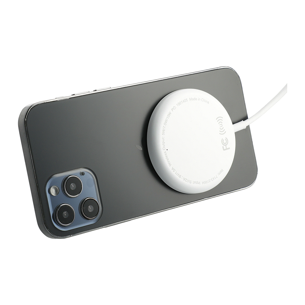 branded MagClick Pro Fast Wireless Charging Pad, from our range of promotional Phone & Tablet Chargers