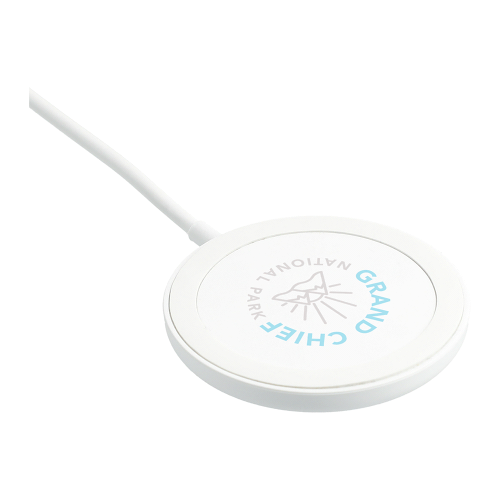 branded MagClick Pro Fast Wireless Charging Pad, from our range of promotional Phone & Tablet Chargers