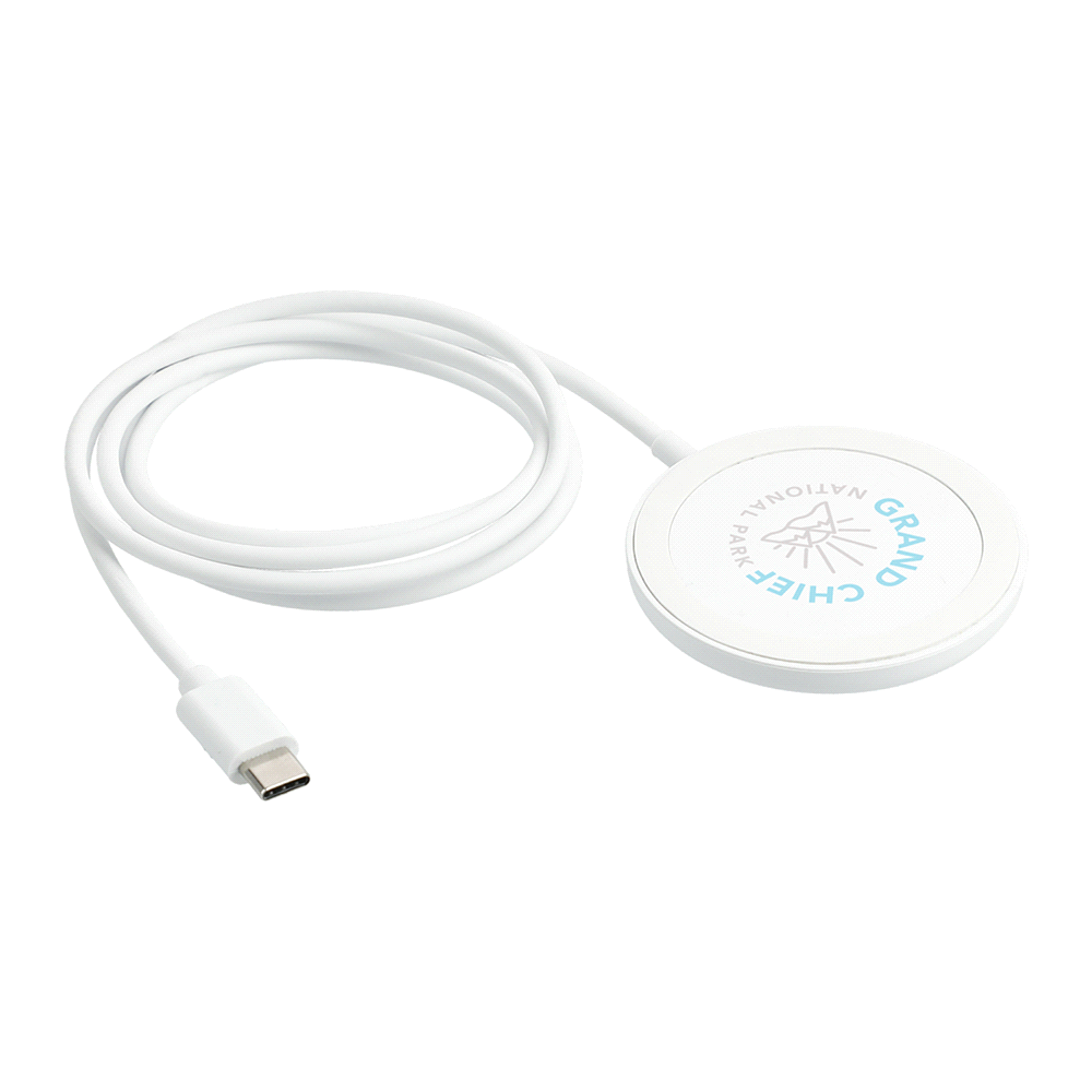 branded MagClick Pro Fast Wireless Charging Pad, from our range of promotional Phone & Tablet Chargers