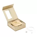 branded FSC Bamboo Wireless Charging Pad with Dual Outputs, from our range of promotional Phone &amp; Tablet Chargers