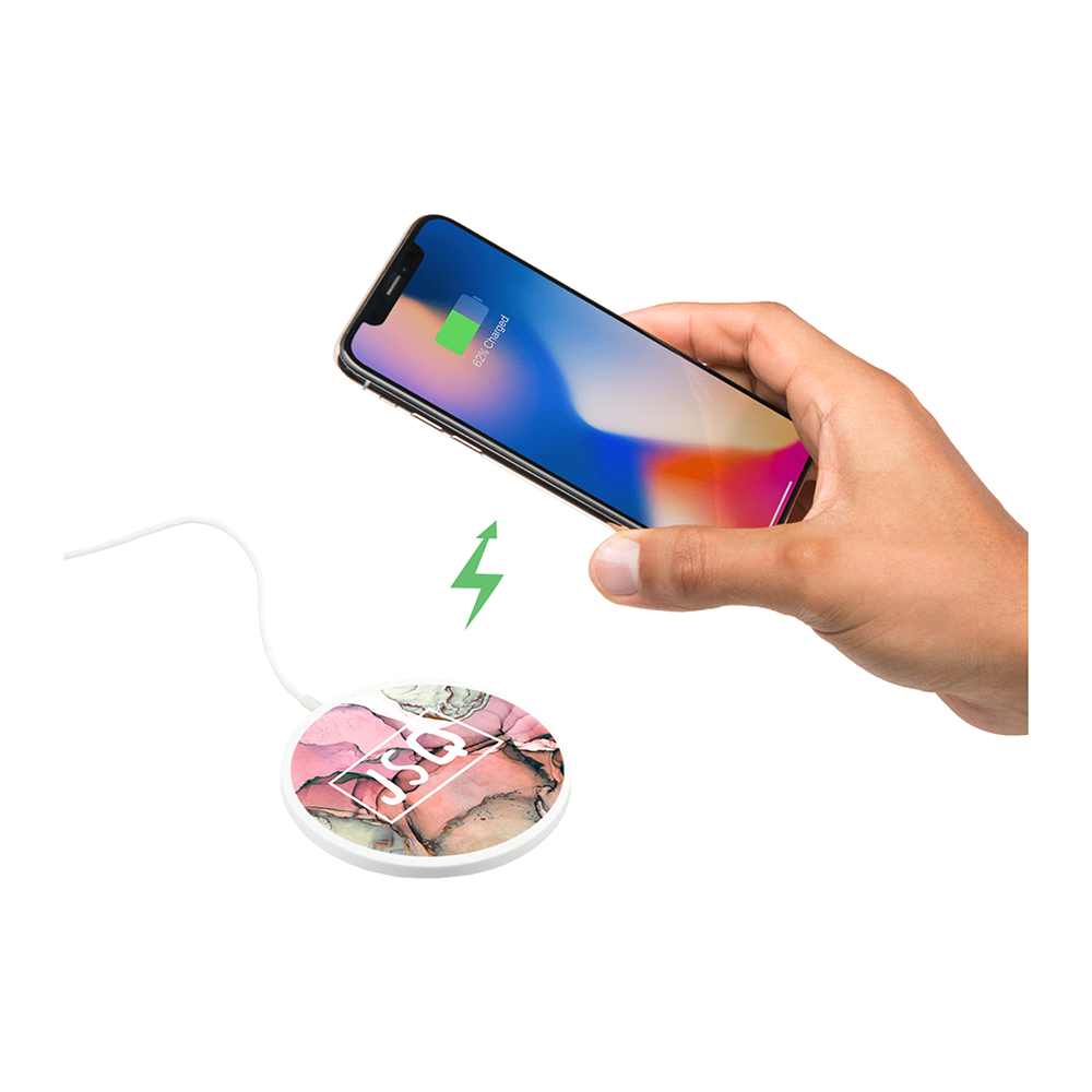 branded Ultra Thin Wireless Charging Pad, from our range of promotional Phone & Tablet Chargers