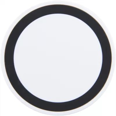 branded Freal Wireless Charging Pad, White/Solid Black, from our range of promotional Phone & Tablet Chargers