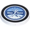 branded Freal Wireless Charging Pad, White/Solid Black, from our range of promotional Phone &amp; Tablet Chargers