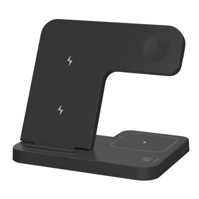 branded 3-in-1 Foldable Wireless Charger, from our range of promotional Phone & Tablet Chargers