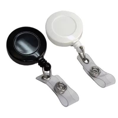 branded Round Retractable Badge Holder, from our range of promotional ID & Card Holders