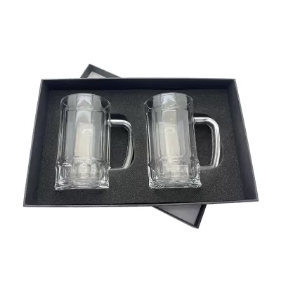 branded Bavarian Beer Glass Set 400ml, from our range of promotional Glassware Gift Sets