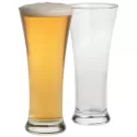 branded Pilsner Beer Glass Set 350ml, from our range of promotional Glassware Gift Sets