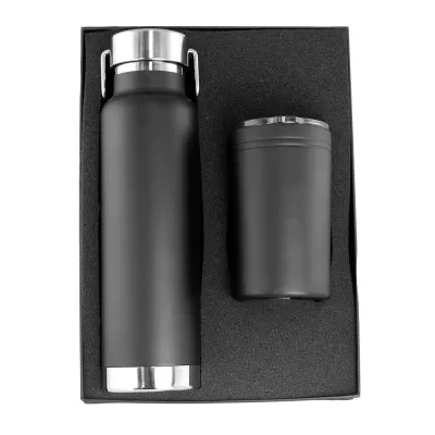 branded Thor Sherpa Drink Bottle and Tumbler Gift Set, from our range of promotional Coffee Gift Sets