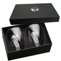 branded Glass Coffee &amp; Tea Set 300ml, from our range of promotional Glassware Gift Sets