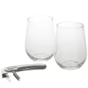 branded Wine Glass Set 450ml, from our range of promotional Glassware Gift Sets