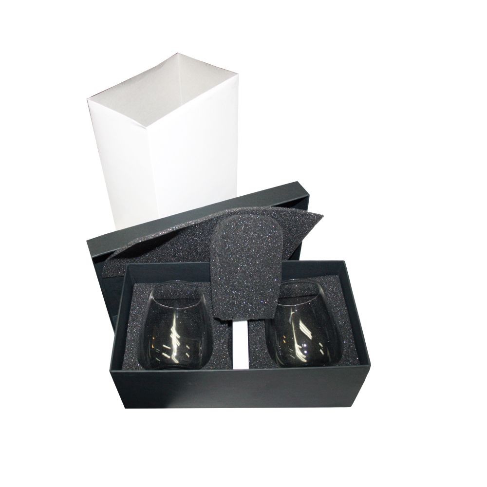 branded Wine Glass Set 450ml, from our range of promotional Glassware Gift Sets