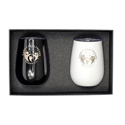 branded Neo Insulated Cup Giftset, from our range of promotional Glassware Gift Sets