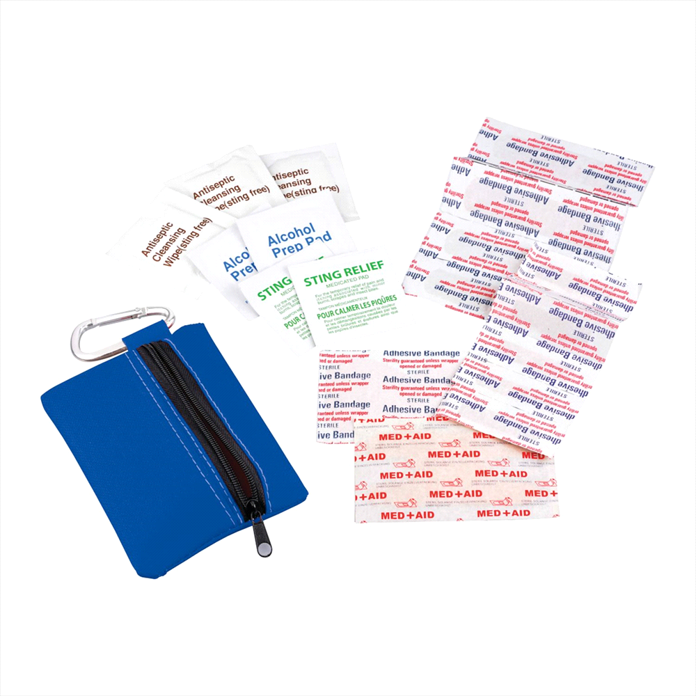 branded Zippered 20-Piece First Aid Pouch, from our range of promotional First Aid Kits