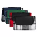 branded Folding Picnic Rug with Coloured Flap, from our range of promotional Picnic Blankets
