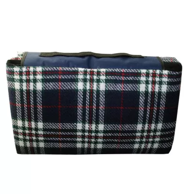 branded Folding Picnic Rug with Coloured Flap, from our range of promotional Picnic Blankets