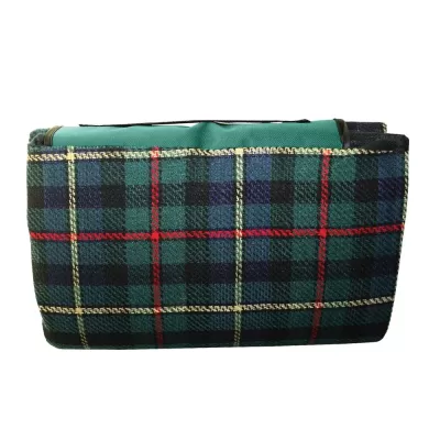 branded Folding Picnic Rug with Coloured Flap, from our range of promotional Picnic Blankets