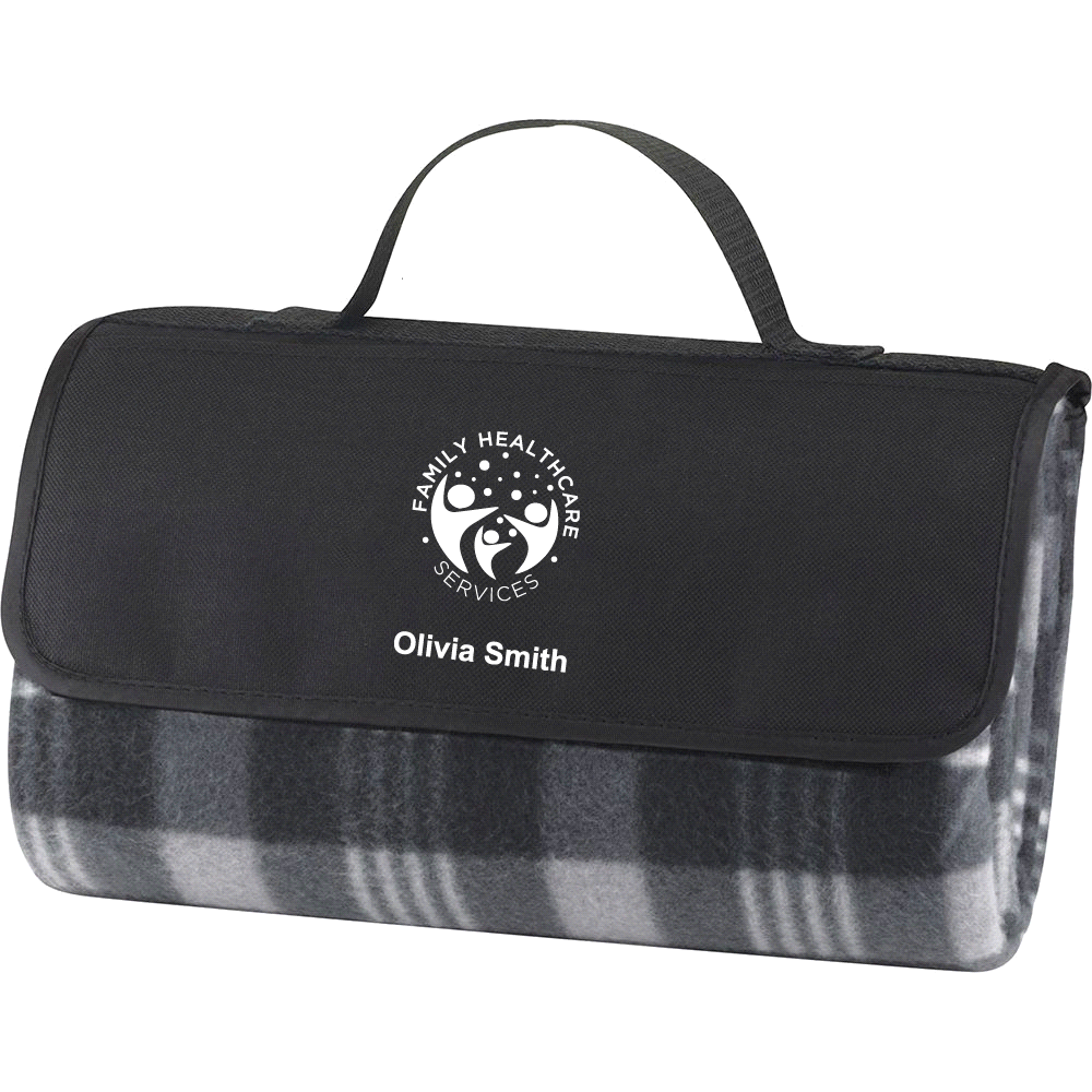 branded Park Fleece Picnic Rug, from our range of promotional Picnic Blankets