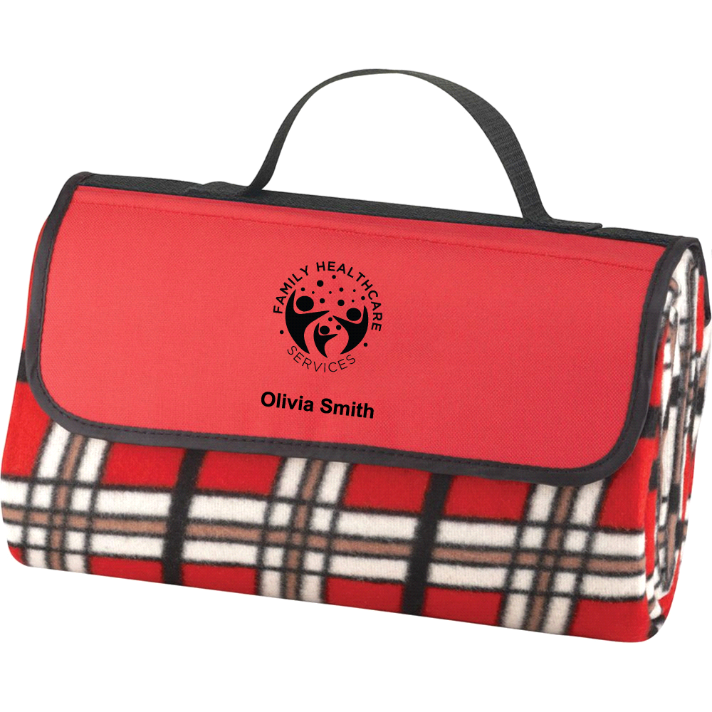 branded Park Fleece Picnic Rug, from our range of promotional Picnic Blankets