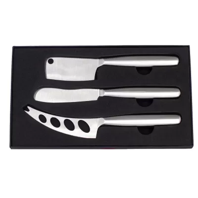 branded Stainless Steel Cheese Knife Set, from our range of promotional Cheese Sets