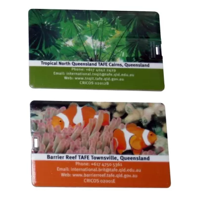 branded Superslim Credit Card USB - 4GB - Locally Stocked, from our range of promotional Flash Drives