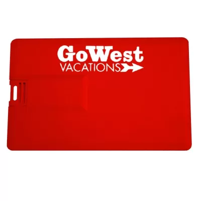 branded Superslim Credit Card USB - 8GB - Locally Stocked, from our range of promotional Flash Drives
