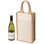 Wine Holders and Carriers - Two Bottle Canvas Wine Carrier